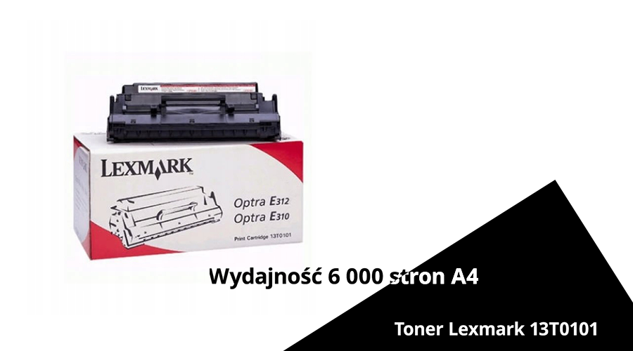 Toner Lexmark 13T0101 E31X - wydajność 6 tysięcy stron A4