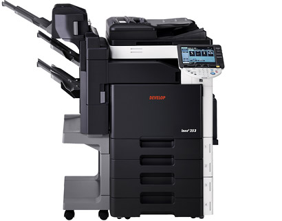 Kserokopiarka Develop ineo+ 253 RADF Konica Minolta Bizhub C253 na części. Silnik, Laser, Płyta główna, Dysk, RAM.