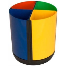 Plastikowy kubek na długopisy, obrotowy