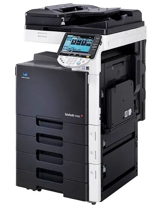 KONICA ⅢA Używana kserokopiarka kolorowa Konica Minolta Bizhub C253 w
