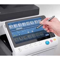 Kserokopiarka kolorowa Konica Minolta C308 A3, RADF, drukowanie, dupleks, skanowanie sieciowe, stolik.