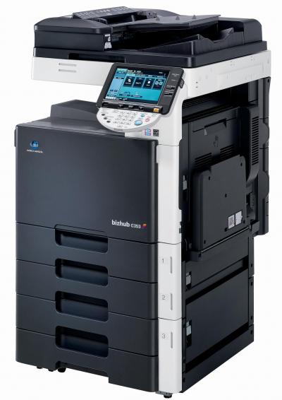 Kserokopiarka KONICA MINOLTA bizhub C353 A3 RADF - tania eksploatacja Kserokopiarka kolorowa Konica Minolta C353 A3 RADF duplex, kolorowy skaner. Używana.