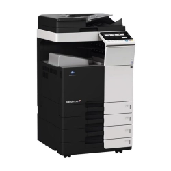 Kserokopiarka kolorowa Konica Minolta C368 RADF komplet tonerów CMYK DEMO. Urządzenie gotowe do pracy - po przeglądzie!