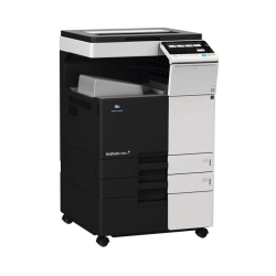 Kserokopiarka kolorowa Konica Minolta C368 RADF komplet tonerów CMYK DEMO. Urządzenie gotowe do pracy - po przeglądzie!