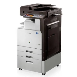 Kserokopiarka kolorowa Samsung CLX-9201NA/SEE - 20 str/min, duplex, RADF, 2 kasety, stolik, tonery - gotowa do pracy.