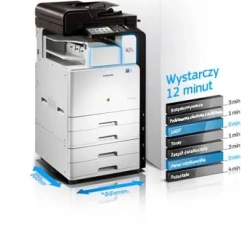 Kserokopiarka kolorowa Samsung CLX-9301NA/SEE - 30 str/min, duplex, RADF, 4 kasety, tonery - gotowa do pracy