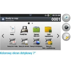 Kserokopiarka kolorowa Samsung CLX-9301NA/SEE - 30 str/min, duplex, RADF, 2 kasety, stolik, tonery - gotowa do pracy