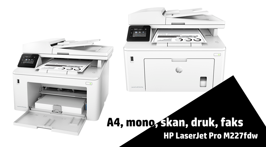 HP LaserJet Pro M224fdw - laserowe urządzenie do drukowania, skanowania, kopiowania i faksowania. Druk mono
