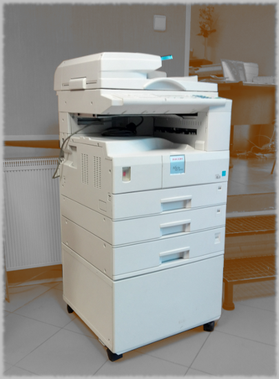 Kserokopiarka monochromatyczna Ricoh MP 2000SP RADF, duplex, skaner, A3. Kserokopiarka monochromatyczna Ricoh MP2000 pokrywa, skanowanie, drukowanie, siec