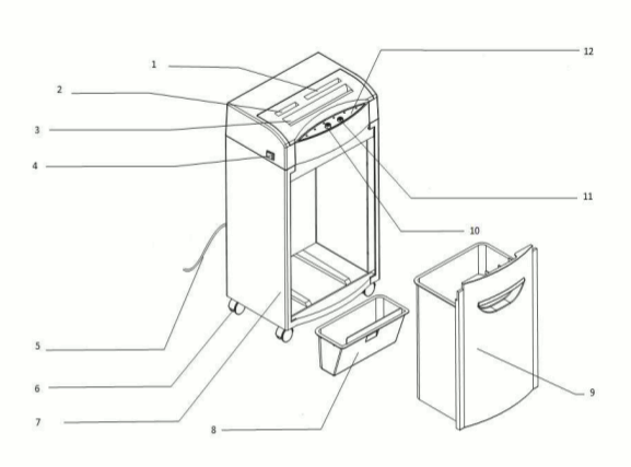 Niszczarka OPUS CS 2410 CD KURIER GRATIS! Wysyłka 24 godziny! Opus niszczarka CS 2410 CD dokumenty
