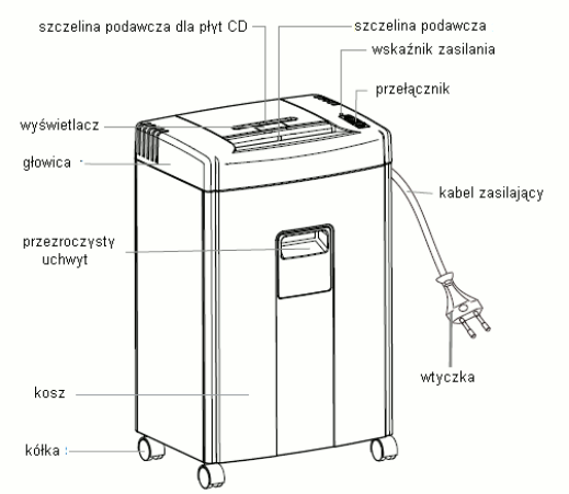 VS 2000 CA niszczarka 4 x 35