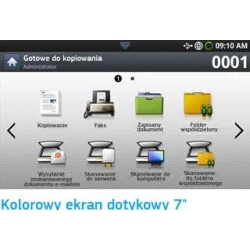 Kserokopiarka monochromatyczna Samsung SCX-8128NA - 28 str/min, duplex, 2 kasety, toner pełnowartościowy, stolik- gotowa do pracy