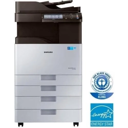 Kserokopiarka monochromatyczna Samsung SL-K3250NR - 25 str/min, duplex, 2 kasety, stolik, toner pełnowartościowy - gotowa do pracy