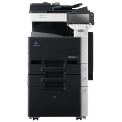 Kserokopiarka monochromatyczna Konica Minolta Bizhub 363. RADF, duplex, kolorowy skaner, toner, stolik. A4 do 36 str./min. A3 do 20 str./min.