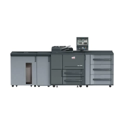 Profesjonalne urządzenia produkcyjne Develop Ineo 1250 monochromatyczne z wieloma funkcjami wykończenia dokumentów.