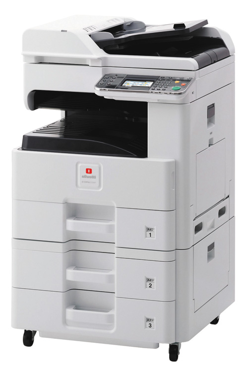Kserokopiarka Olivetti D-COPIA 253MF+ drukarka, skanowanie sieciowe w kolorze, dupleks, automatyczny podajnik dokumentów, toner startowy