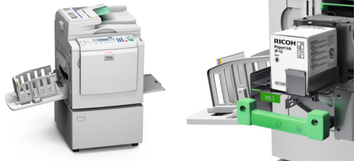 Powielacz cyfrowy Ricoh DX 3443 kolorowy 80 str. na minutę formatu A4/A3 - duplikator