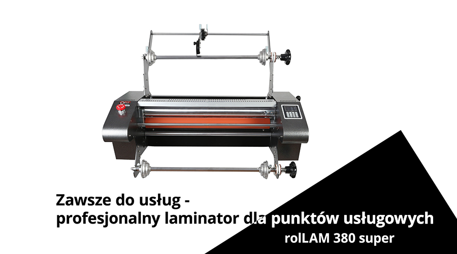 Opus rolLAM 380 super - laminator profesjonalny do punktów usługowych