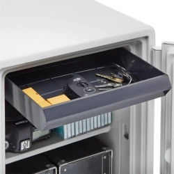 Sejf ogniotrwały 410x445x535mm, zamek na klucz Nr art. 12858