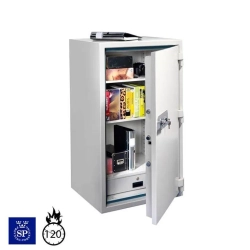 Sejf ogniotrwały 585x505x990mm, zamek na klucz Nr art. 13724