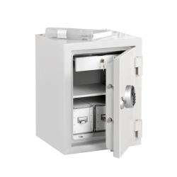 Sejf ogniotrwały o pojemności 85l, 580 x 505 x 790 mm, z zamkiem elektroniczny LCD . Nr art. 13726