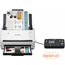 Skaner Epson WorkForce DS-570W Wi-Fi Direct + 5 lat gwarancji A4 do 413 g/m² do 600x600 dpi prędkośc skanowania 35 str./min (mono,kolor)