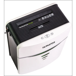 Niszczarka Tarnator Plus, 2x15 mm, 10ark, P-5, kosz 15l, CD, olej 100ml