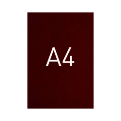 Okładki kartonowe o fakturze skóry - O.UNIVERSAL - 297 x 210 mm (A4) - 100 arkuszy - brązowe