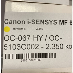 Toner do Canon MF655/MF657/MF651 MAXJET OC-067HY CRG067HY 5103C002