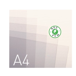 Przezroczyste okładki miękkie - O.CLEAR STANDARD - 420 x 297 mm (A3) - 100 szt - przezroczysty biały