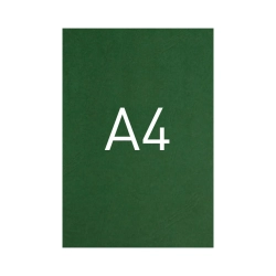 Okładki kartonowe o fakturze skóry - O.UNIVERSAL - 297 x 210 mm (A4) - 100 arkuszy - zielone