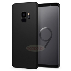ETUI SPIGEN AIR SKIN GALAXY S9, CZARNE