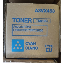 Toner TN-619C Cyan Konica Minolta Accurio Press C2060/C2070/C2070P A3VX453 oryginał