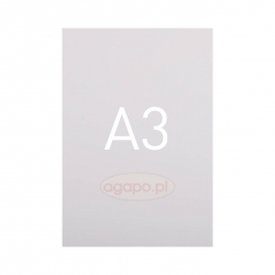 Miękkie okładki kartonowe z połyskiem - O.EXCLUSIVE 420 mm x 297 (A3) - 100 arkuszy - białe