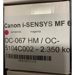 Toner do Canon MF655/MF657/MF651 MAXJET OC-067HM CRG067HM 5104C002