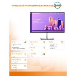 Monitor Dell P2722H 27 