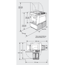 RISOgraph MH 9350 powielacz cyfrowy A3, 2 kolory w jednym przebiegu
