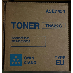 Toner TN-622C do Konica Minolta c6085/c6100 Cyan ORYGINAŁ