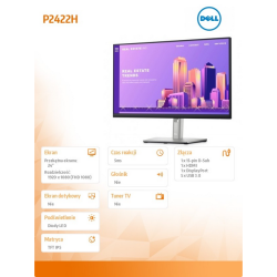 Monitor Dell P2422H 23,8 