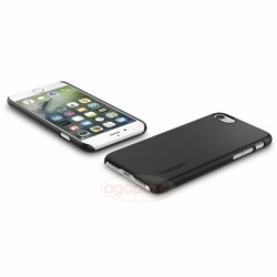 Spigen THIN FIT - czarne etui ochronne do iPhone 7/8