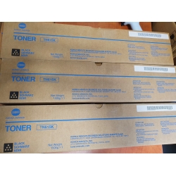 Toner TN615 Konica Minolta TN-615K bizhub C8000, ineo+ 8000i black oryginał