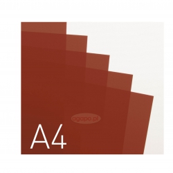 Przezroczyste okładki miękkie - O.CLEAR STANDARD - 297 x 210 mm (A4) - 100 szt - przezroczyste brązowe