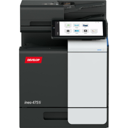 Develop ineo 4751i - monochromatyczne urządzenie formatu A4, sieć, szybki jednoprzebiegowy podajnik