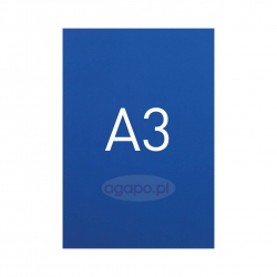 Miękkie okładki kartonowe z połyskiem - O.EXCLUSIVE 420 x 297 mm (A3) - 100 arkuszy - niebieskie